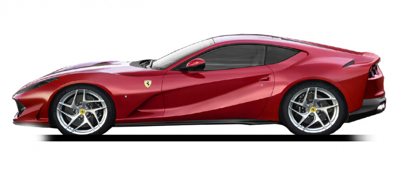 ferrari 812 hire